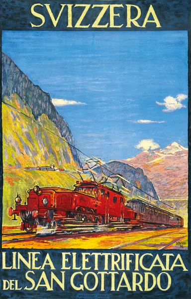 Daniele Buzzi — Svizzera - Linea Elettrificata del San Gottardo, 1924