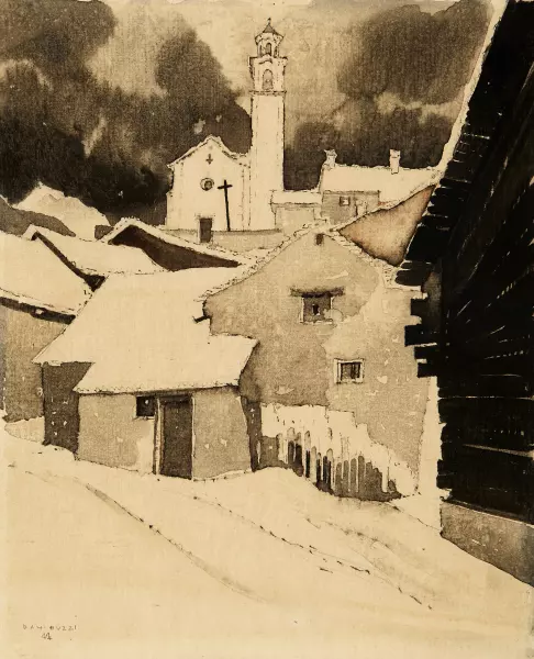 Villaggio Ticinesi in Inverno