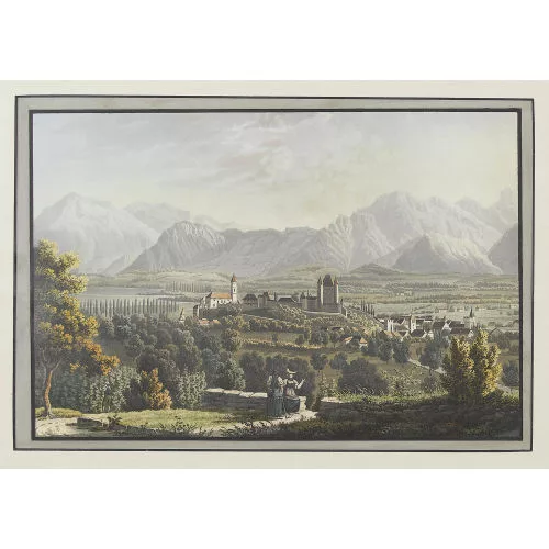 David Alois Schmid — Thoun vers le Niesen et le Stockhorn.