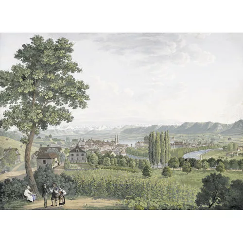 David Alois Schmid — "Zürich von der Waid".