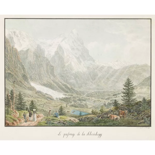 David Alois Schmid — "Le paysage de la Scheidegg".