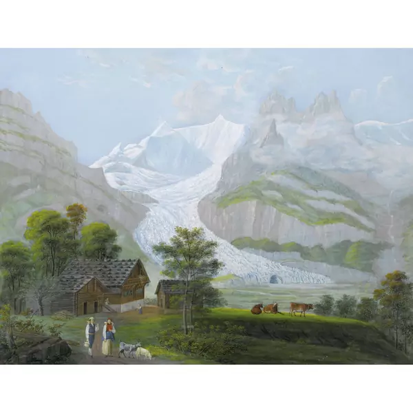 "Le Glacier supérieur du Grindelwald"