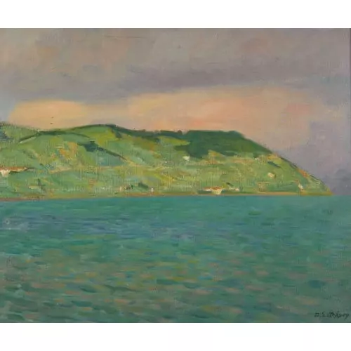 "Lac de Genève à Lully (Vue du Lavaux)"