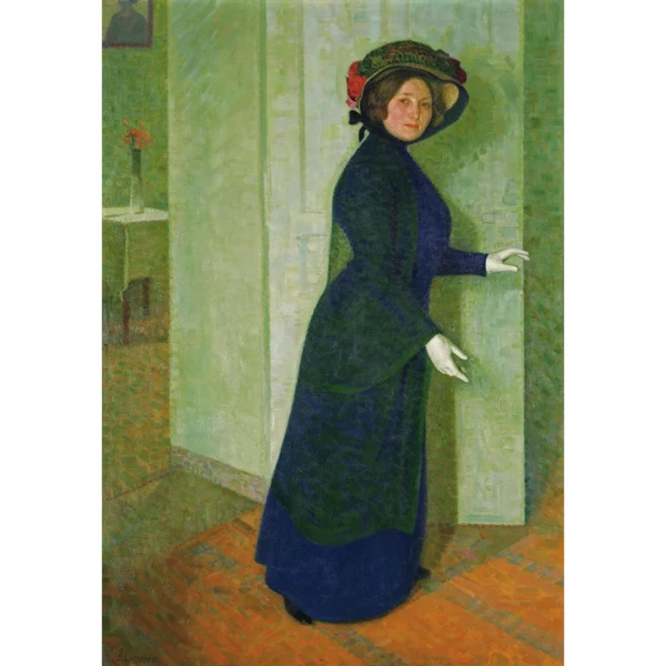David Estoppey — PORTRAIT D'UNE ÉLÉGANTE AU CHAPEAU PORTRAIT OF AN ELEGANT LADY WITH HAT