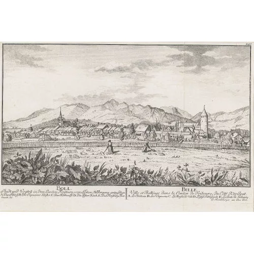 David Herrliberger — "Boll. Bulle. Stadt und Vogtey in dem Canton Freyburg,..."