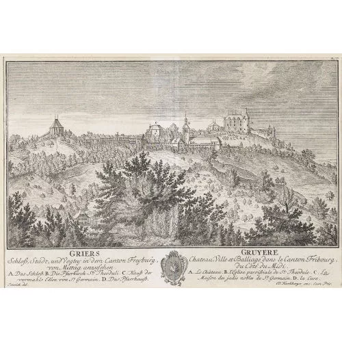 David Herrliberger — "Griers. Gruyère. Schloss, Stadt, und Vogtey in dem...".