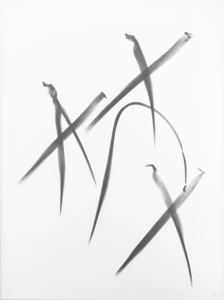 David Hominal — David HOMINAL (1976), 'Sans Titre', lithographie en noir