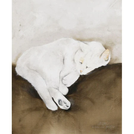 Schlafende Katze