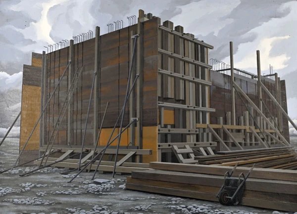 Dieter Leuenberger — Ohne Titel (Baustelle), 1980