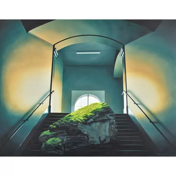 Treppe in der alten Kaserne