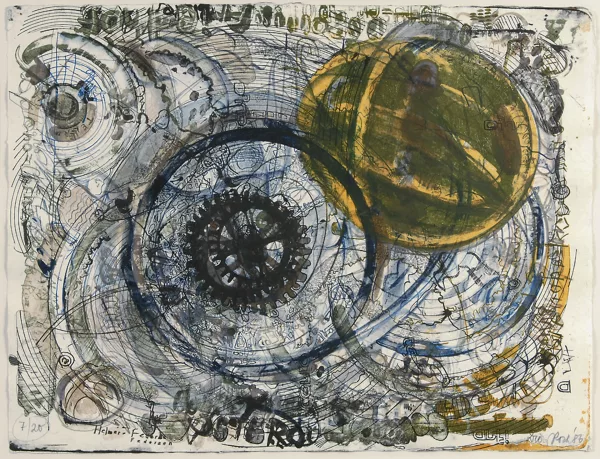 Dieter Roth — Japanisch-Chinesische Rokoko-Tellersammlung, 1986