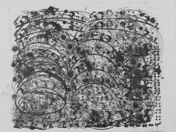 Dieter Roth — 2 Blätter: Porzellanstein II, 1986; Chineo-Japanischer Porzellanstein, 1986