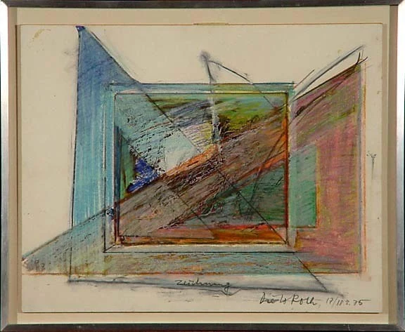 Dieter Roth — Zeichnung, 17/18.3.75