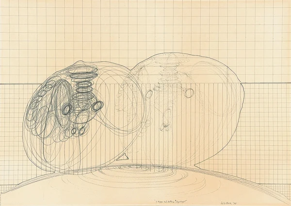 Dieter Roth — Zwei Köppe auf der Reise abgestoppt, 1974