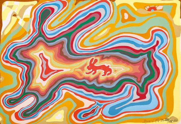 Dieter Roth — Ein gerissener Hase, 1990