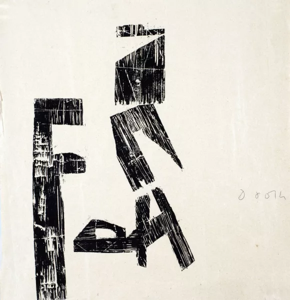 Dieter Roth — 2 Blätter: Animals and Men, 1973; Exlibris "Franz", 1952