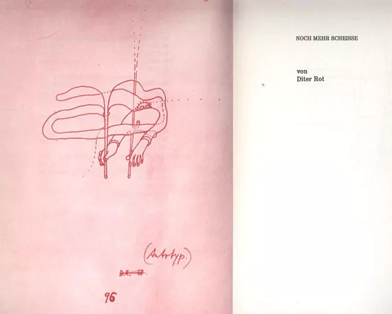 Dieter Roth — Die gesamte Scheisse. 1973. + Die blaue Flut. (Gesammelte Werke, Bd. 14) 1967.