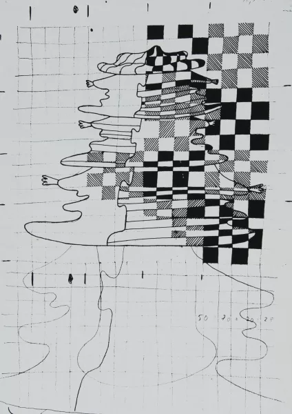 Dieter Roth — Strichquartett, 1971