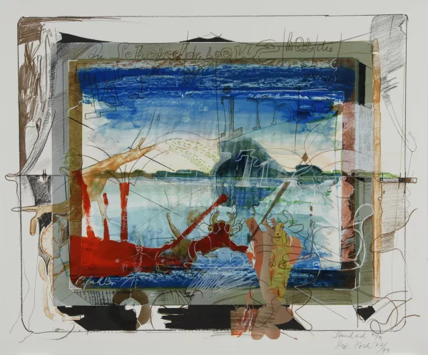 Dieter Roth — Au Scheiss, der Loewe hat die Tatu im Eis!, 1977/79