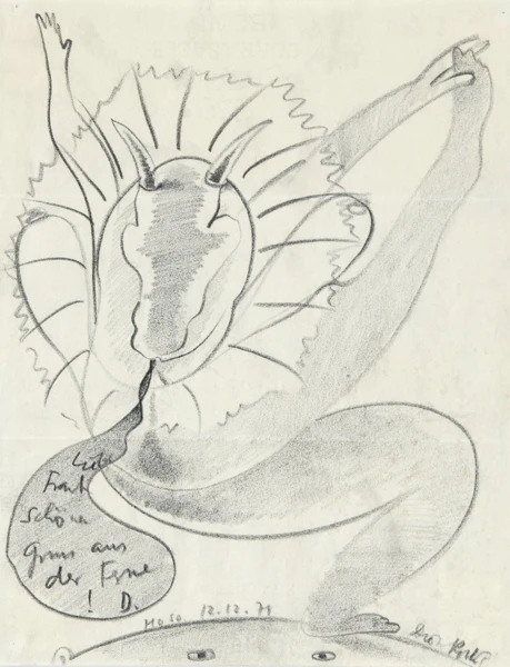 Dieter Roth — Lieber Frank, schönen Gruss aus der Ferne!, 1971
