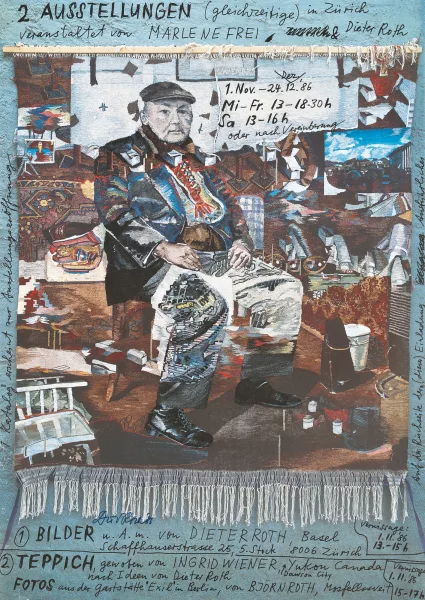 Dieter Roth — 4 Ausstellungsplakate: Dieter Roth, 1986