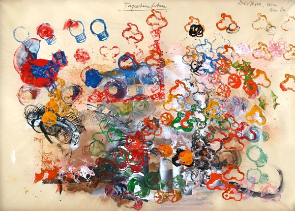 Dieter Roth — Tapetenfetzen, 1987