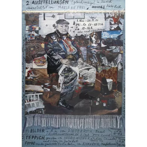 "Dieter Roth 2 Ausstellungen (gleichzeitige) in Zürich"
