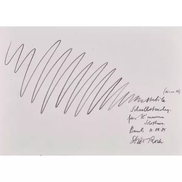 "Schnellstzeichnung fürs Kunstmuseum Solothurn"