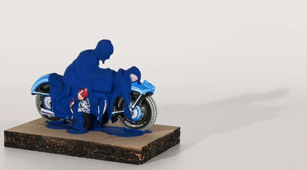 Dieter Roth — Motorradfahrer, 1969