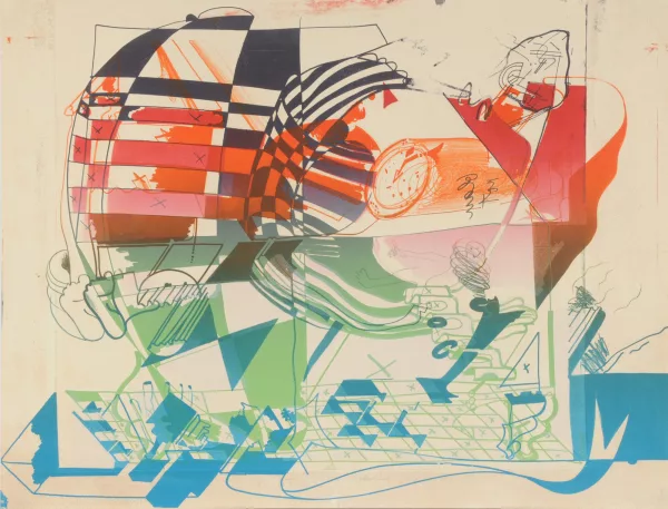 Dieter Roth — Blatt aus "Double Somersault", 1972