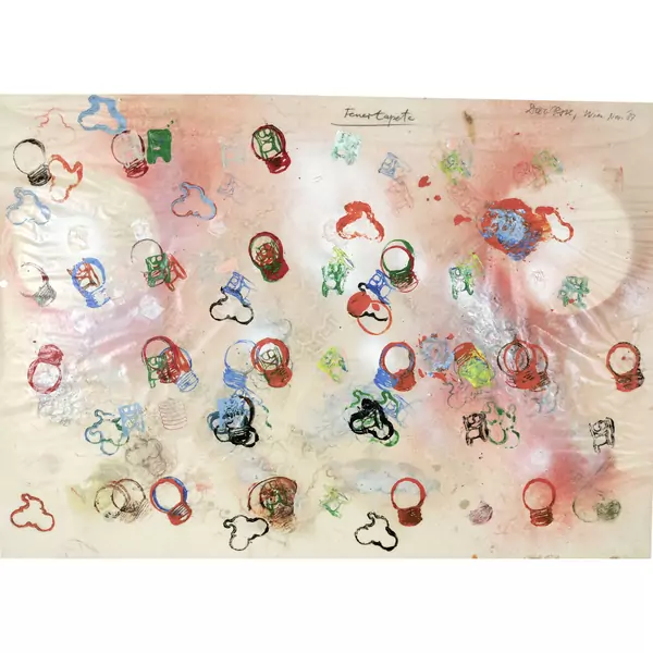Dieter Roth — Feuertapete — Galerie Kornfeld