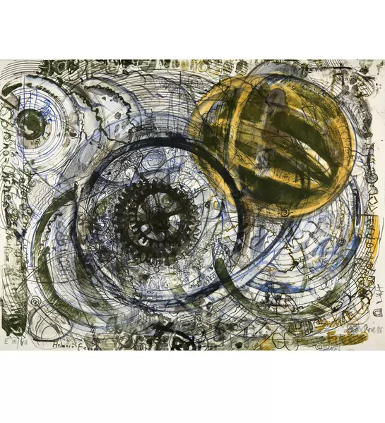 Dieter Roth — Japano-Chinesische Rokkokko Tellersammlung. - Porzellanstein I. - Abklatsch — Galerie Kornfeld