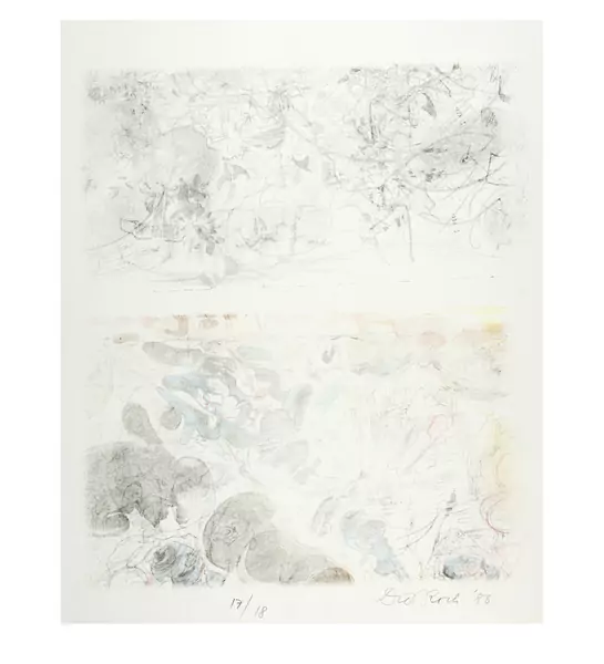 Dieter Roth — Abklatsch. - Japano-Chinesische Rokkokko Tellersammlung. - Blumen aus Langenthal — Galerie Kornfeld