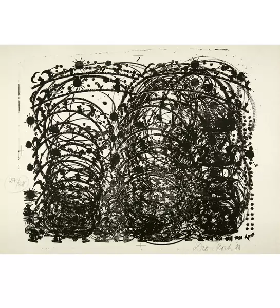 Dieter Roth — Porzellanstein I. - o.T. - Luftkampf II — Galerie Kornfeld