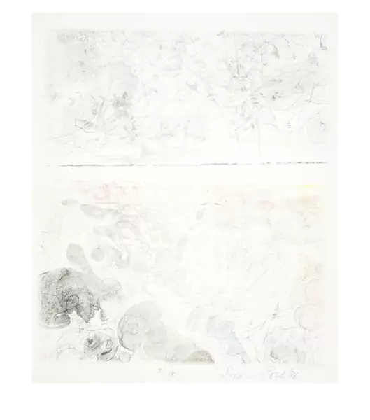 Dieter Roth — Abklatsch. - 2 Blatt aus dem Portfolio "La bas" — Galerie Kornfeld