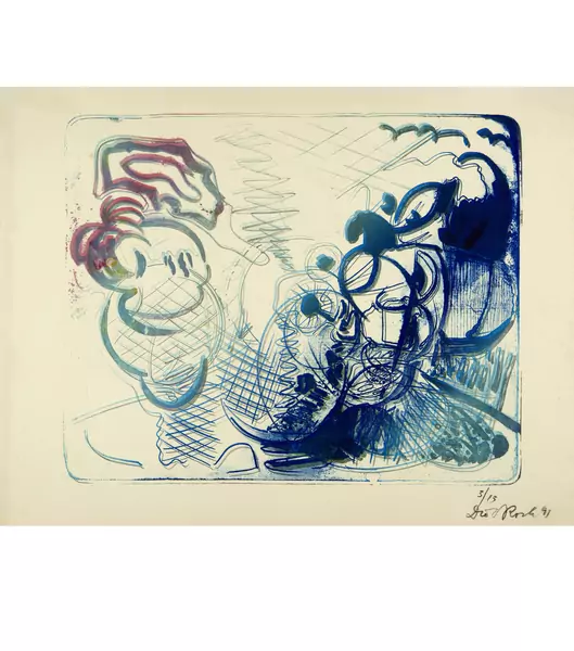 Dieter Roth — o.T. - Blumen aus Langenthal. - Porzellanstein I — Galerie Kornfeld