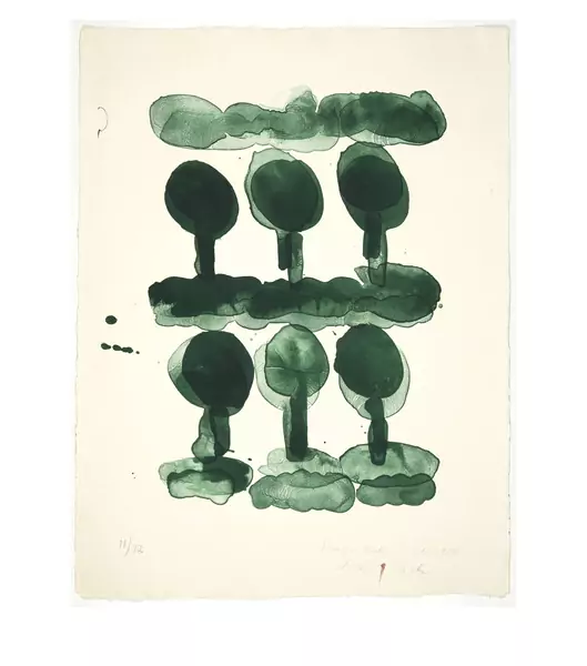 Dieter Roth — Abklatsch. - Bäume. - ohne Titel — Galerie Kornfeld