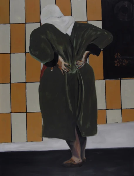 Dimitri Horta — 2 Gemälde: Totò Riina, 1998; Totò's Wife, 1998