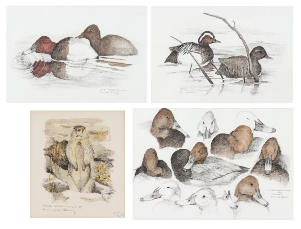 Dominique COSANDEY (1953), ensemble quatre lithographies couleur — DognyAuction