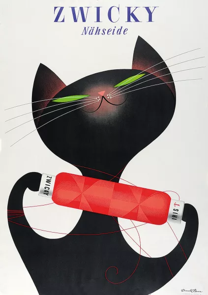 Donald Brun — ZWICKY Nähseide, 1947