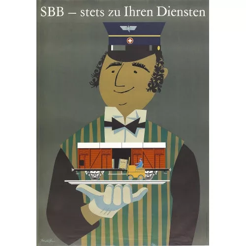 Donald Brun — "SBB - stets zu ihren Diensten".