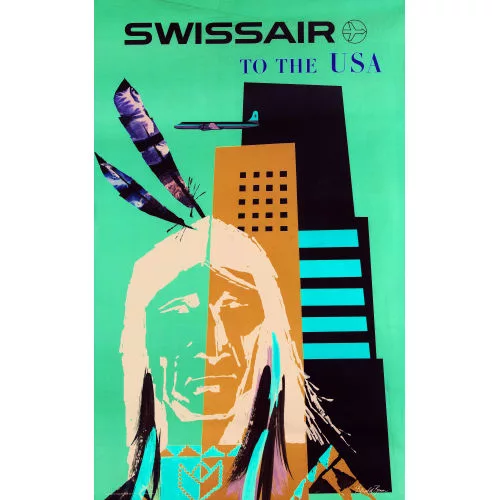 Donald Brun — "Swissair to the USA".