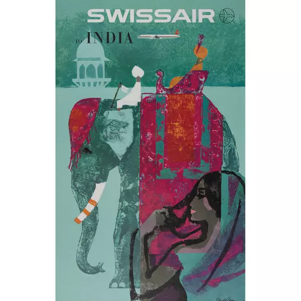 "Swissair to India"