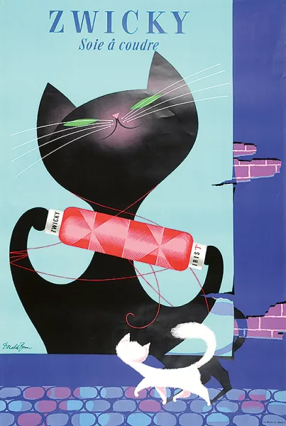 Donald Brun — Zwicky - Soie à coudre, 1953