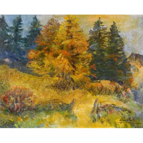 Herbstlicher Waldrand