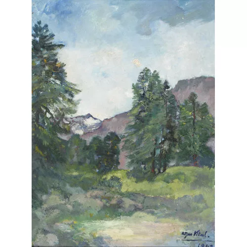 Edgar Vital — Engadiner Berglandschaft.