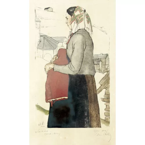 Edmond Bille — "La mère".