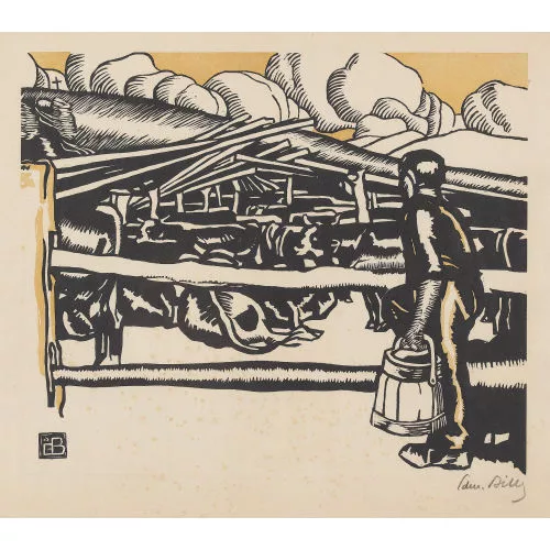 Edmond Bille — Parc aux vaches.
