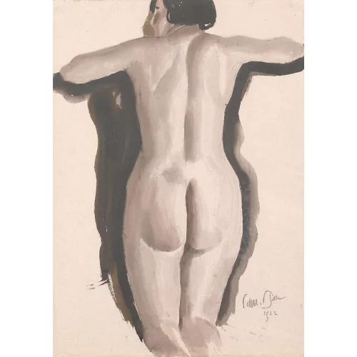 Edmond Bille — Nu de dos.
