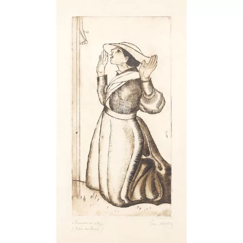 Edmond Bille — "Femme en extase".